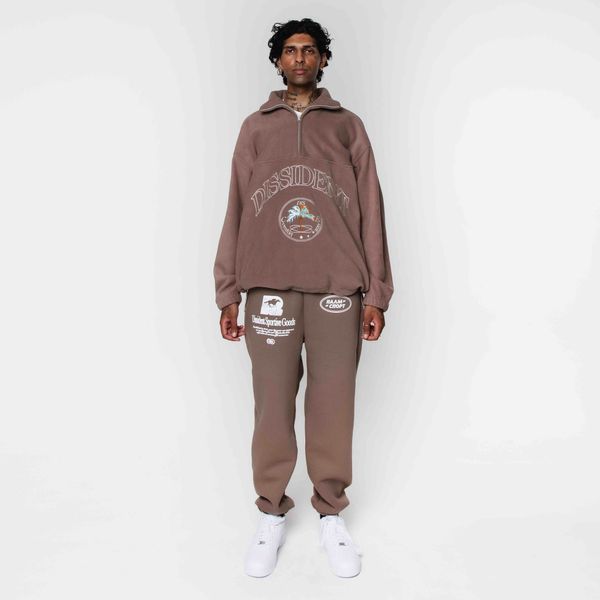 Толстовка флисовая DZ AW24 коричневая - фото 6