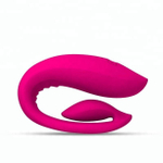 Вибромассажер клиторальный со стимуляцией G точки Vicki Clitoral and G-Spot Couple Vibrator Smartphone App (Цвет: розовый)