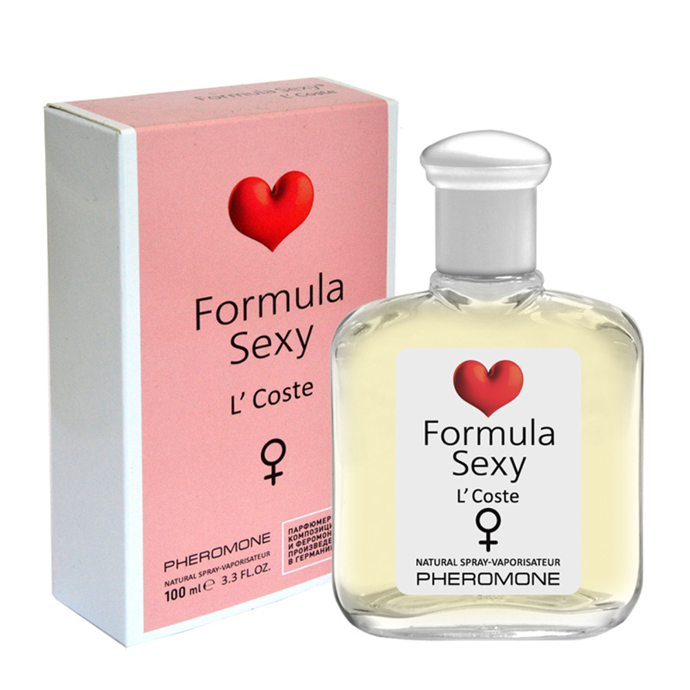 Парфюмерный лосьон с феромонами «FORMULA SEXY» 100ml (L’Coste / Эль Коста)-for women/24