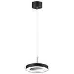 359281 OVER NT23 280 черный Светильник накладной светодиодный IP20 LED 18W 85-265V 1350Лм 3000К MIRROR