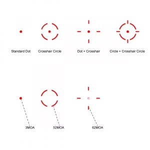 Коллиматорный прицел Frenzy PLUS 1x31x26 MULTI-RETICLE (SCRD-M67)