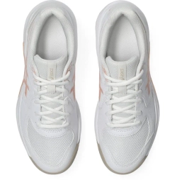 Женские теннисные кроссовки Asics Gel-Dedicate 9 Clay - white/cantaloupe