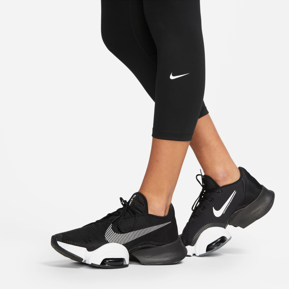 Женские теннисные брюки Nike Dri-Fit One High-Rise Crop Tight Women - Black
