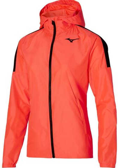 Мужская теннисная кофта Mizuno Hoody Jacket - fierry coral