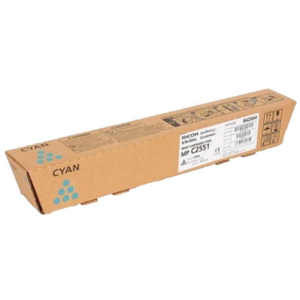 Тонер-картридж Ricoh Aficio MP C2051/C2551 голубой, type MPC2551E 841505/842064/842468