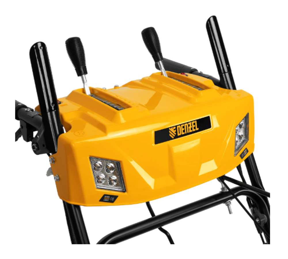 Бензиновая снегоуборочная машина SBL 711DT PRO, 420cc, гусеницы, эл.старт, блок. дифф. Denzel