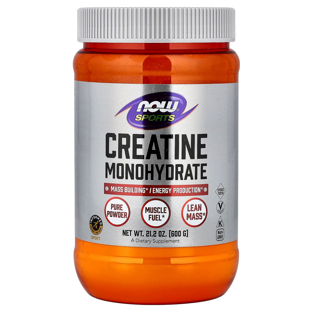 NOW Foods, Sports, моногидрат креатина, 600 г (21,2 унции)