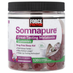 Force Factor, Somnapure®, вкусные жевательные таблетки с мелатонином, ягодный вкус, 120 жевательных таблеток (5 мг в 1 таблетке)