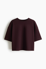 Короткая широкая футболка - H&M