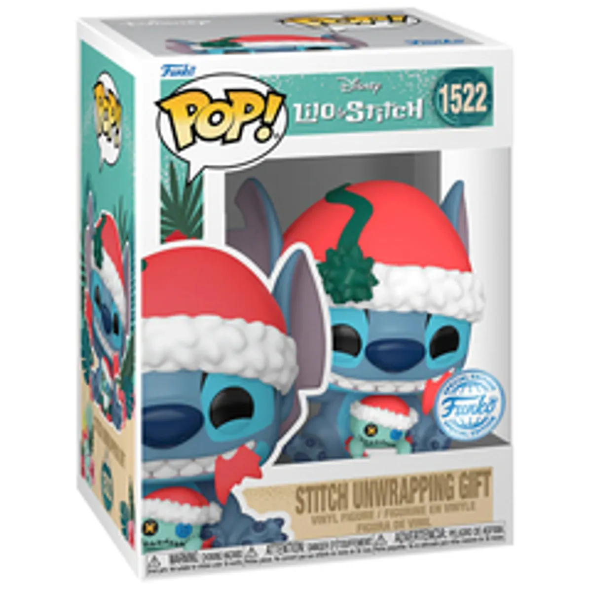 Funko POP! Disney Lilo & Stitch: Stitch Unwrapping Gift (Exc) (1522)