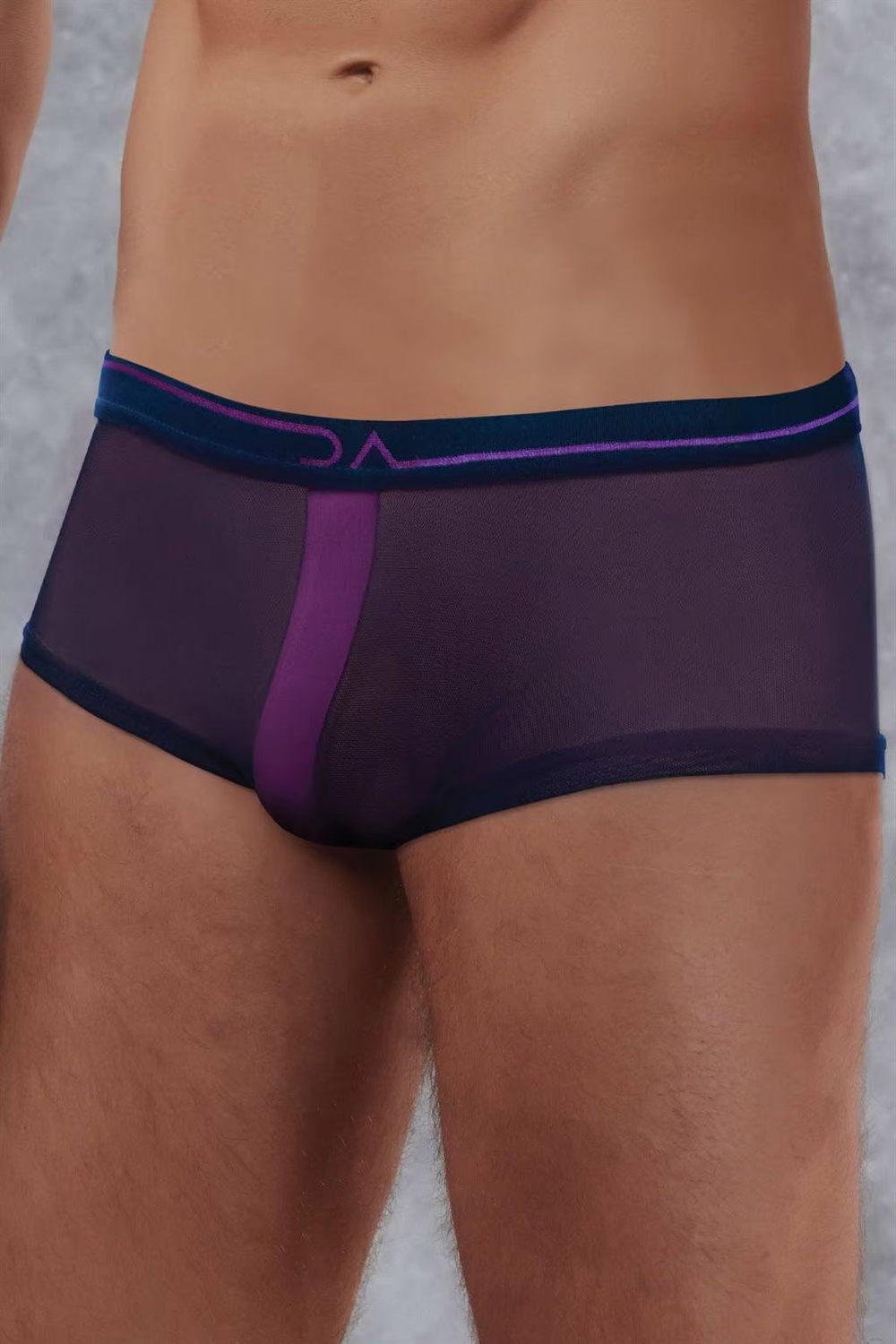 Мужские трусы-хипсы Doreanse Mesh Boxer (Размер: XL) (Цвет: темно-синий)