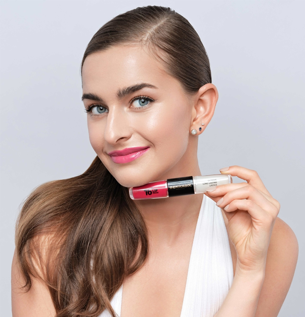 Dermacol 16H Lip Colour - Долговременная помада и блеск для губ оттенок 07, 2 ml