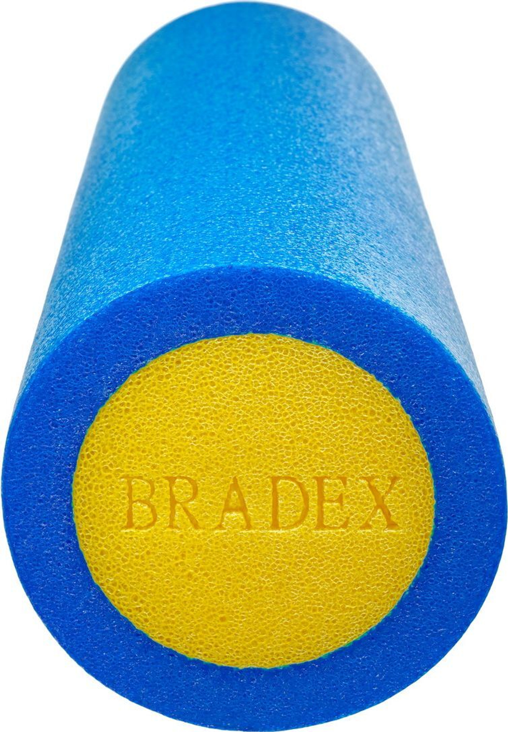 Ролик для йоги и пилатеса Bradex SF 0817, 15*90 см, голубой/желтый