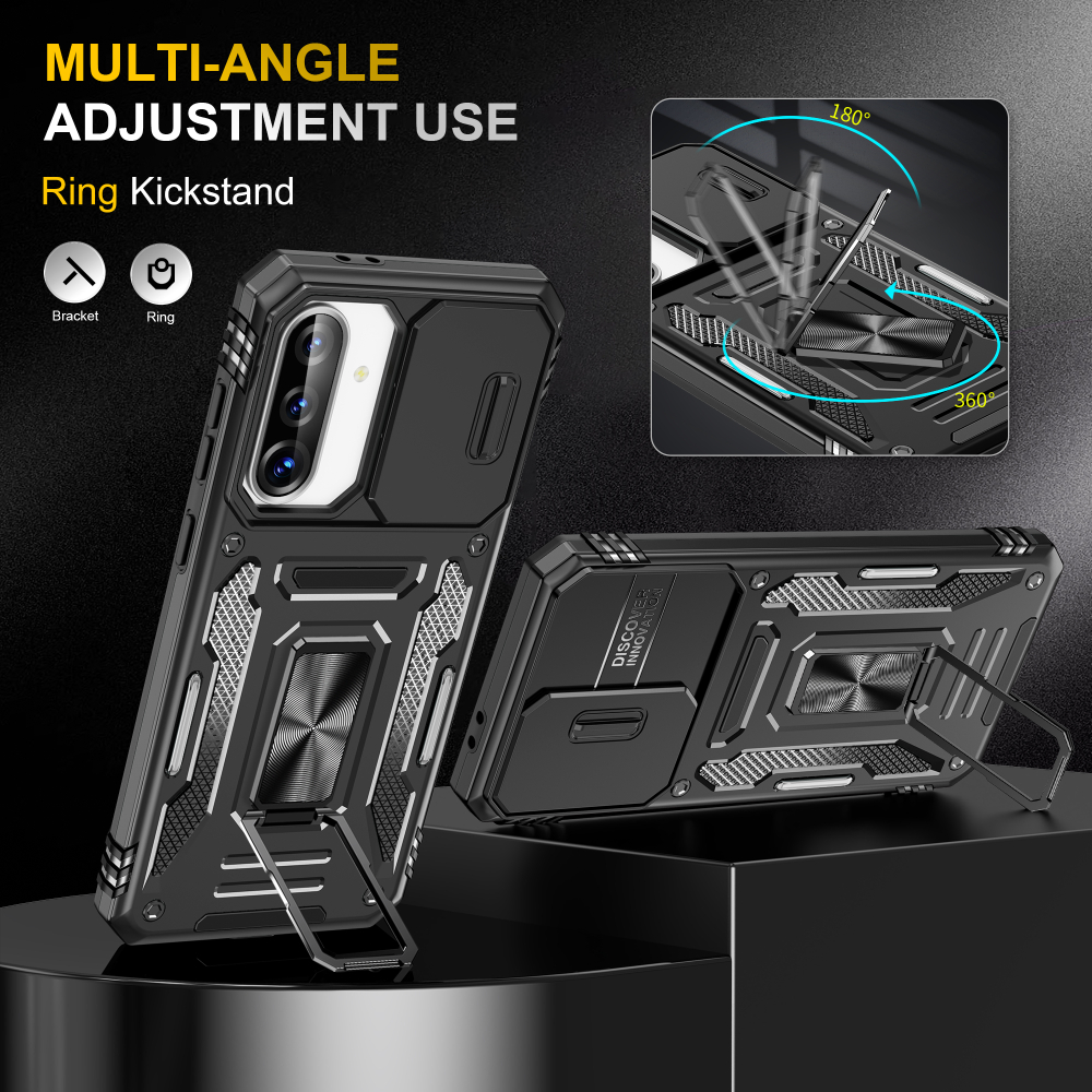 Чехол Safe Case с кольцом и защитой камеры для Samsung Galaxy A56