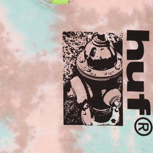 Футболка мужская HUF The Plug артикул:TS01645-LTGRA - купить в магазине Дайс