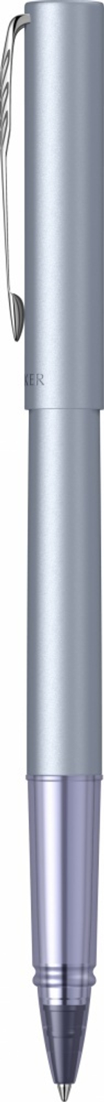 Ручка-роллер Parker Vector XL Silver Blue CT, цвет чернил black, стержень: F, в подарочной упаковке.