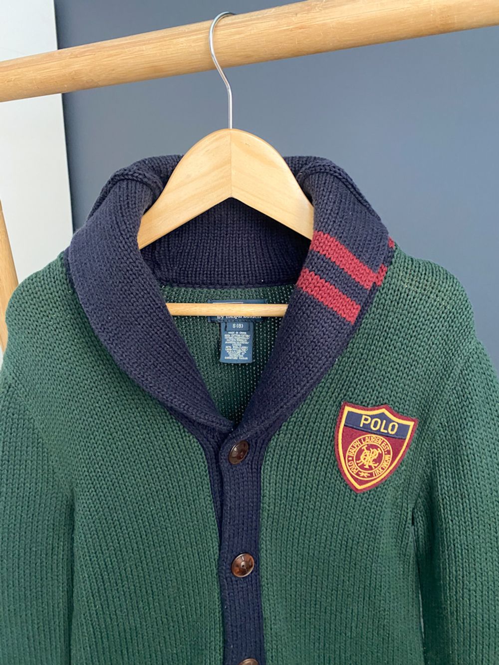 Хлопковый кардиган Ralph Lauren, 128