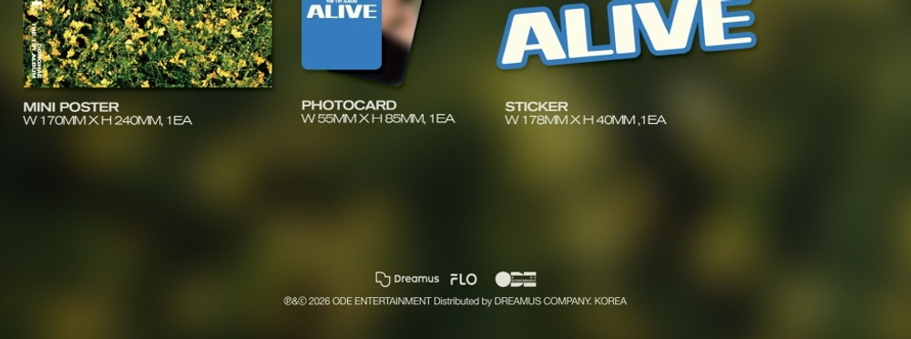 (ПРЕДЗАКАЗ) Альбом DONGHAE - ALIVE 1st Album LP Version