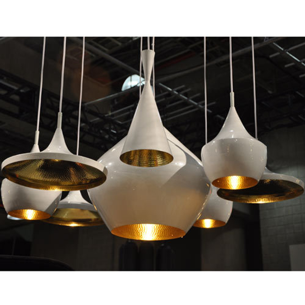 люстра  Tom Dixon Beat Light Wide ( белая  )