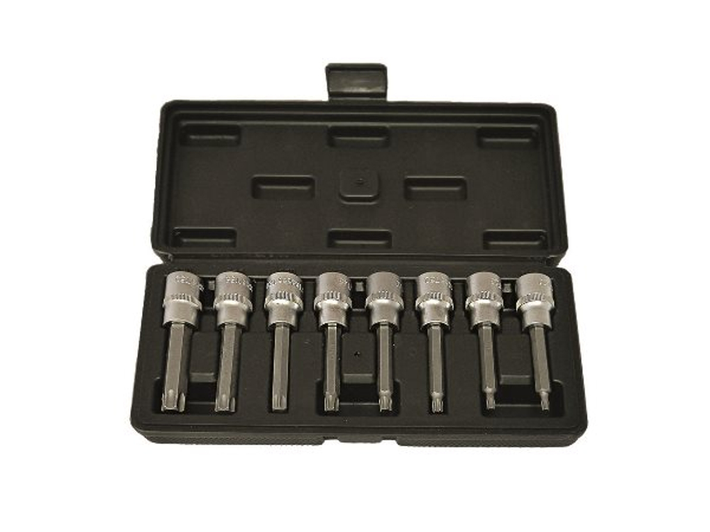 Набор головок со вставками TORX 1/2" L=100mm (T20-T60) CrV  БМ