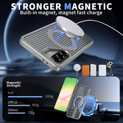 Прозрачный чехол Mesh Pro Magnetic Case для Samsung Galaxy A36 5G