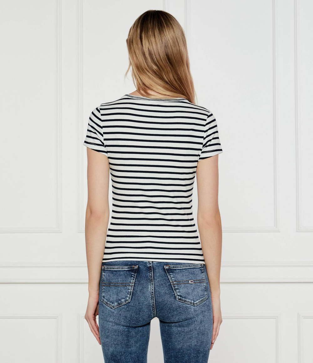 Футболка ESSENTIAL Tommy Jeans - экрю(DW0DW17385)