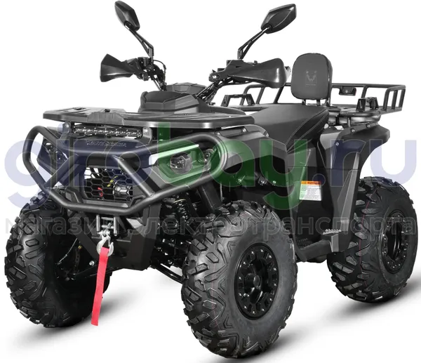Бензиновый квадроцикл WHITE SIBERIA BARS 250 CC - Чёрный фото №1