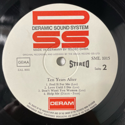 Винтажная виниловая пластинка LP Ten Years After Ten Years After (Германия 1967)