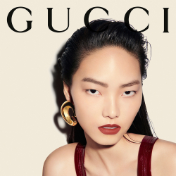 Gucci Gucci Beauty Rouge a Levres Matte Lipstick - Матовая помада оттенок 502 Eadie Scarlet, 3 g