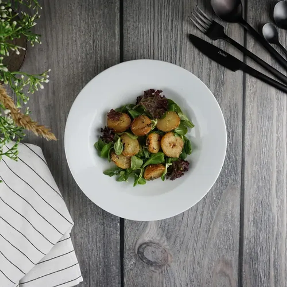 Тарелка глубокая 200 мл d 23 см h3,5 см белая фарфор Glory Eco P.L. Proff Cuisine [4]
