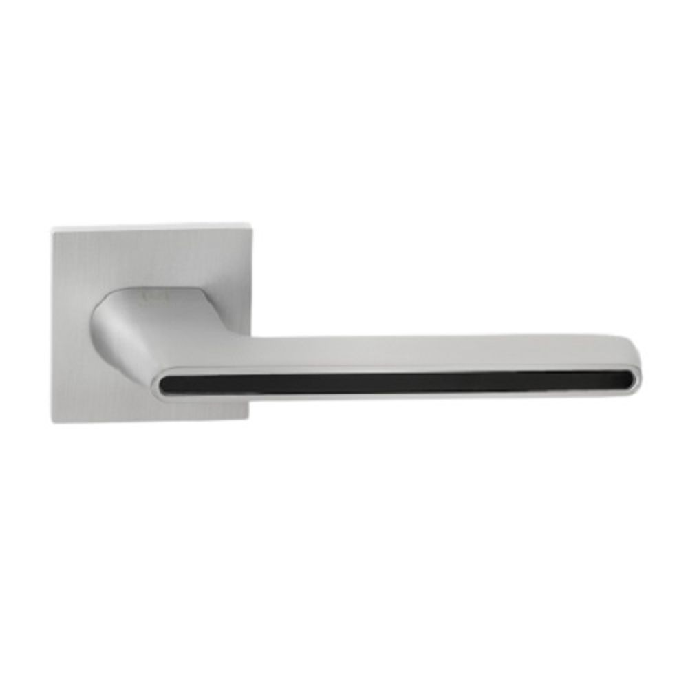 Ручка раздельная ABRISS R21.190 MCP/BL матовый хром/черный