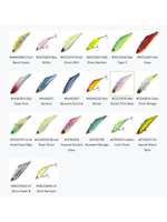 Воблер DUO Bay Ruf Tide Vib 80, CEA0737 Lime Head Clear Gigo, 80 мм, 25 г, тонущий, виб