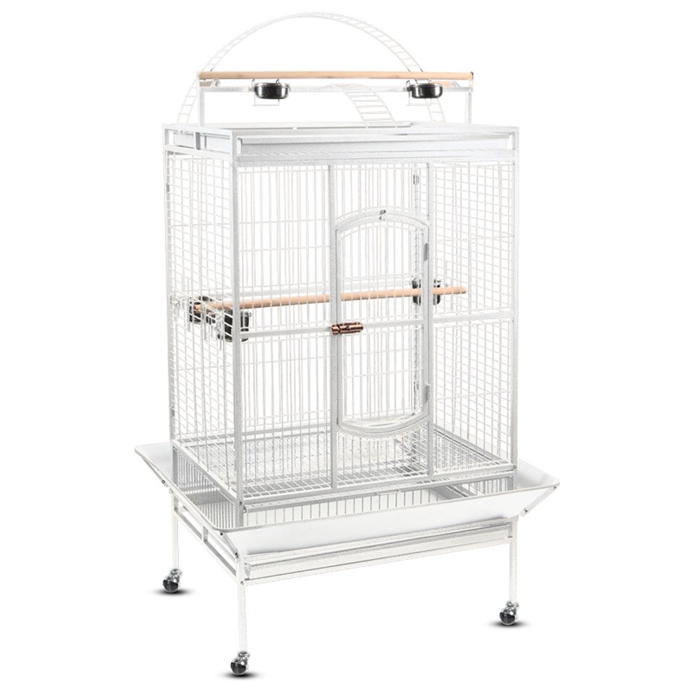 Клетка Triol BC22W для птиц, эмаль, белая 1130х900х1930 Клетка Triol BC22W для птиц, эмаль, белая 1130х900х1930