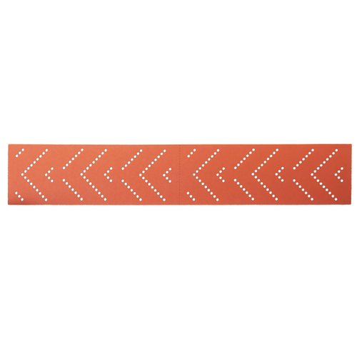 SANDWOX ORANGE полоски на бумажной основе, керамика 70*400мм,  P320, липучка,Multi holes