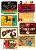 Подборка из 25 пивных этикеток 1970-1980-е годы - ГДР Чехословакия