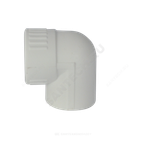 Угольник PP-R комбинированный белый Дн 20х3/4"х90гр ВР ZFPCL