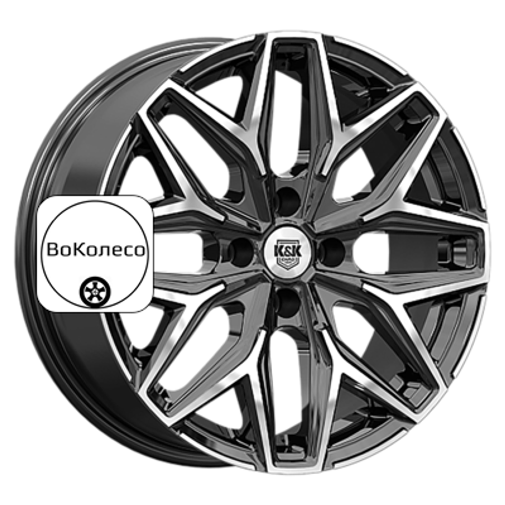 7x17/5x108 ET38 D65,1 Ариус (КС1187) Алмаз черный K&K