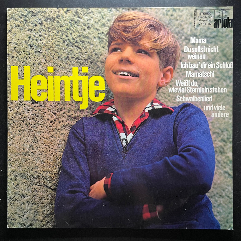 Heintje ‎– Ich Sing' Ein Lied Für Dich (Германия 1969г.)