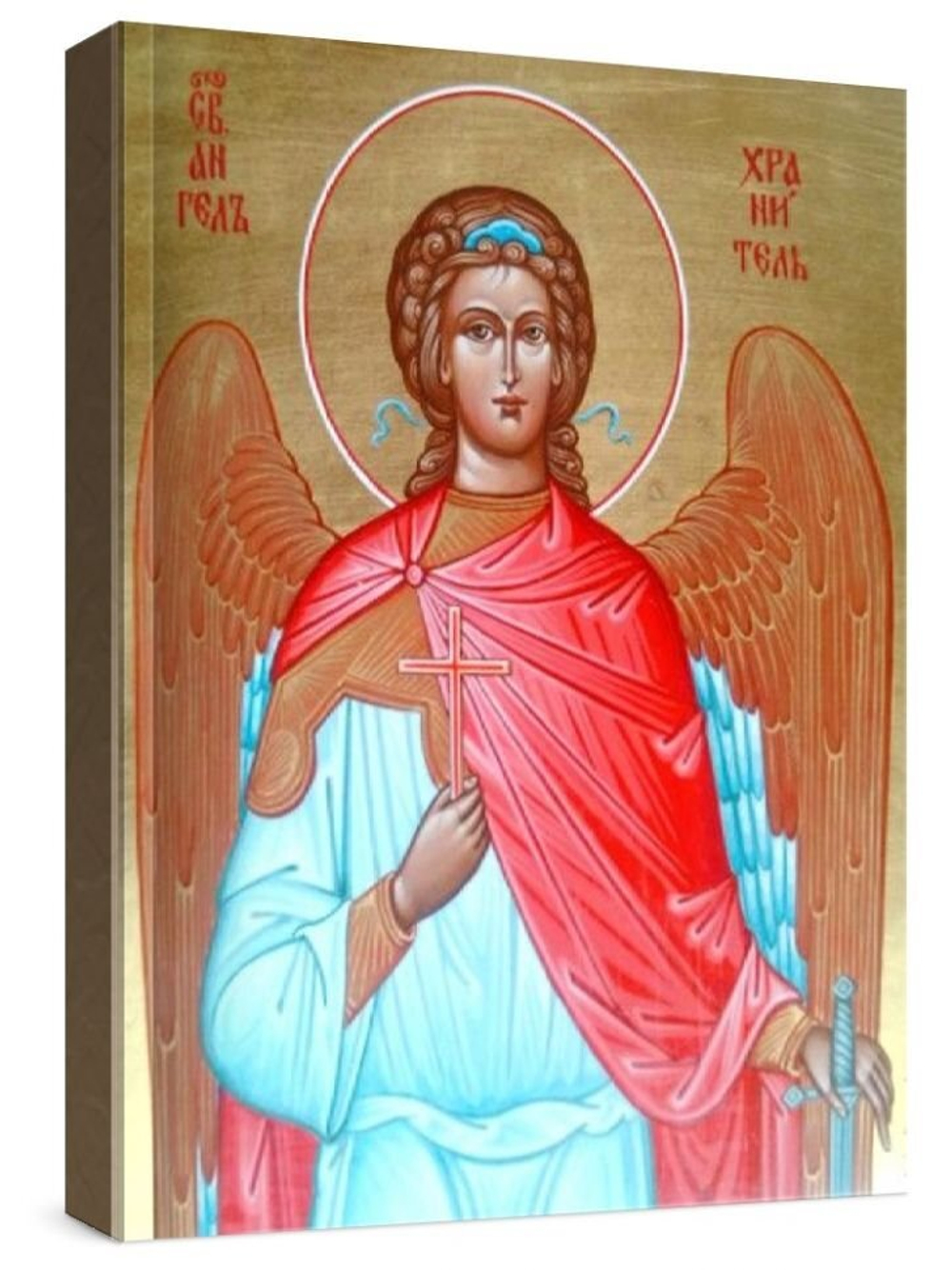 Ангел Хранитель (рукописная икона)