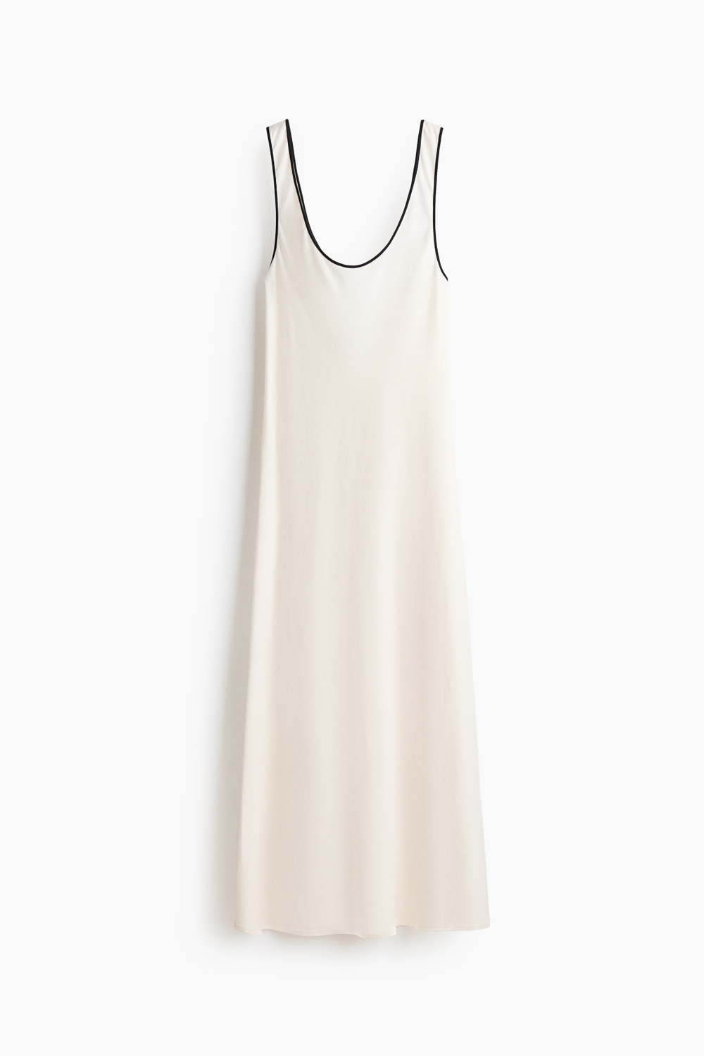 Платье на бретелях из смеси льна - H&M