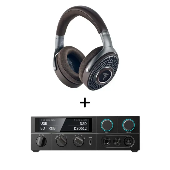 Focal Hadenys Brown + FiiO K15 Black
