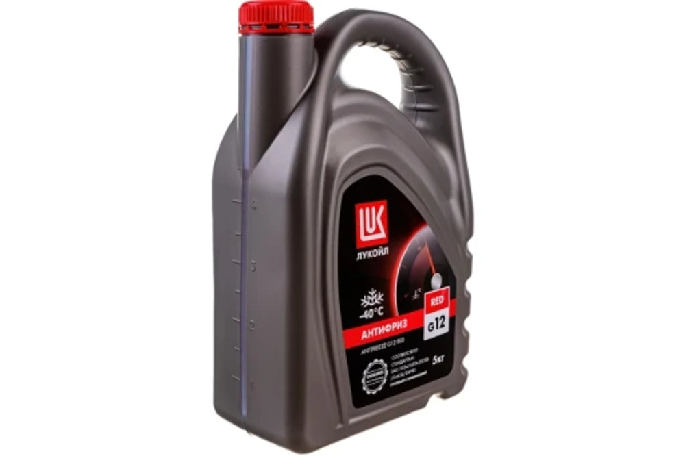 Антифриз Лукойл G12 Red G12 готовый -40 красный 5 кг 227391