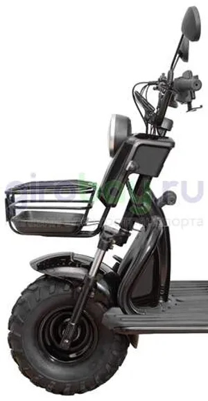 Электротрицикл IKINGI SIBTRIKE T3 Pro MAX 1000W (60V/30Ah) - Чёрный фото №19