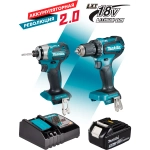Набор аккумуляторных инструментов Makita DTD173Z(R)-DDF485Z(R)-191A25-2