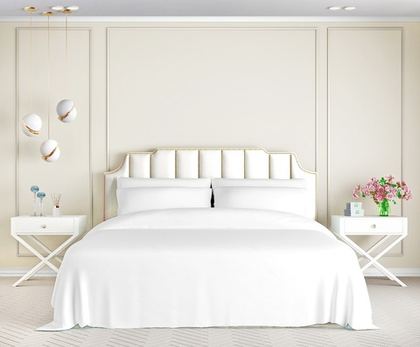 Постельное белье 2 спальное евро макси Luxe Dream белое