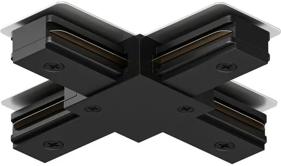 Соединитель DK Track Black (SOLID BASE) | DK ТРЕК ЧЕРНЫЙ (СОЛИД БЕЙС) TR1104-BK Denkirs