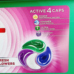 Капсулы для стирки A+ Fresh Flowers NEW GENERATION technology COLOR Caps Active4 4в1, для цветного белья 22 шт (Из Финляндии)