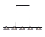 Люстра Каспи черный L132 h150 Led 5*6W (4000K)