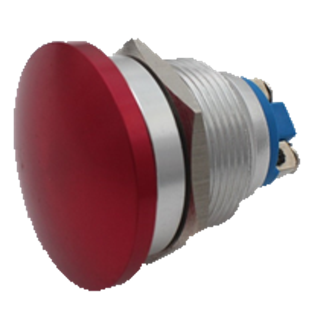 Кнопка 22mm металлическая алюминиевая