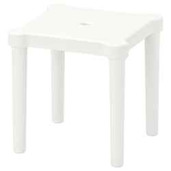 IKEA UTTER  (ИКЕА УТТЕР)  -  Детский табурет - для дома и улицы/белый